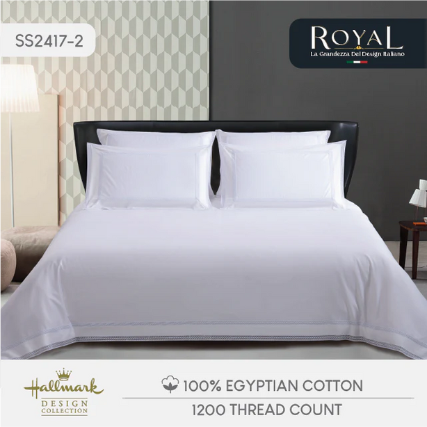 Royal Egyptian Cotton - White Lace