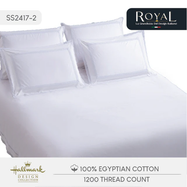 Royal Egyptian Cotton - White Lace