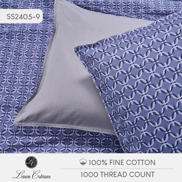 Fine Cotton Prints - Blue Chains