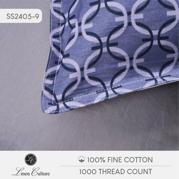 Fine Cotton Prints - Blue Chains