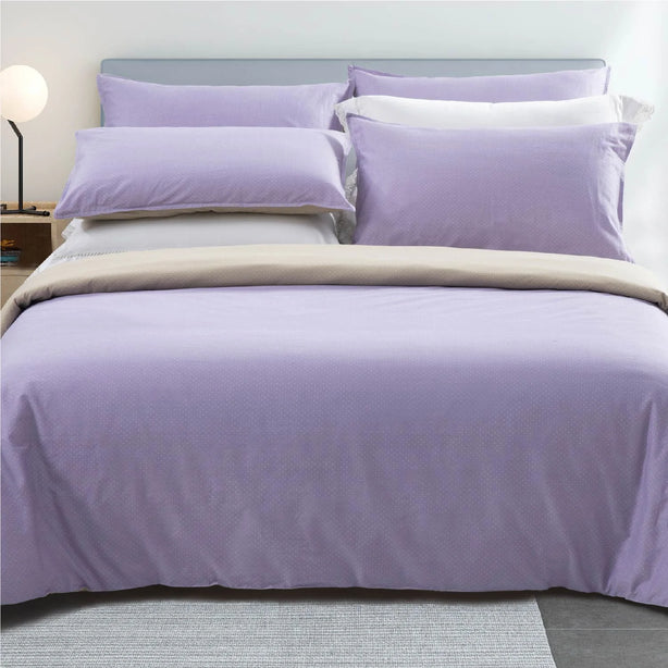 Fine Cotton Prints - Polka Purple