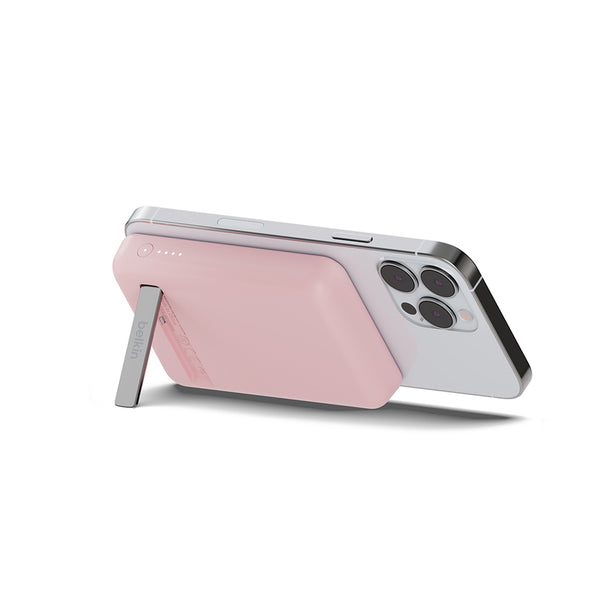 Belkin BoostCharge Magnetic Wireless Power Bank 5K + Stand White