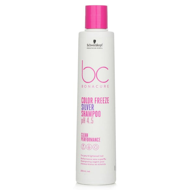 Bc Bonacure Ph 4.5 Color Freeze Silver Shampoo (for Grey & Lightened Hair)