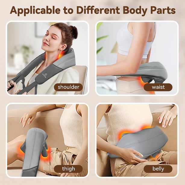 CF-6812 Comfier Cordless Neck & Shoulder Massager with Heat