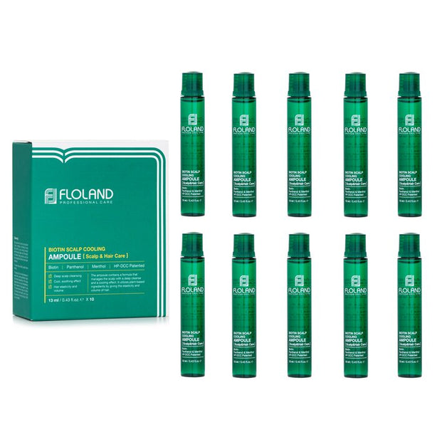 Biotin Scalp Cooling Ampoule (for Scalp & Hair Care) - 10x13ml/0.43oz