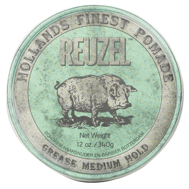 Green Pomade (grease Medium Hold) - 340g/12oz