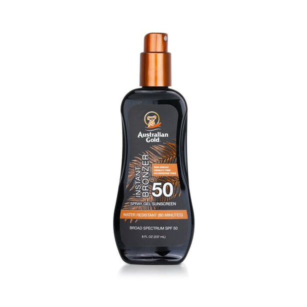 Spray Gel Sunscreen Spf 50 With Instant Bronzer - 237ml/8oz