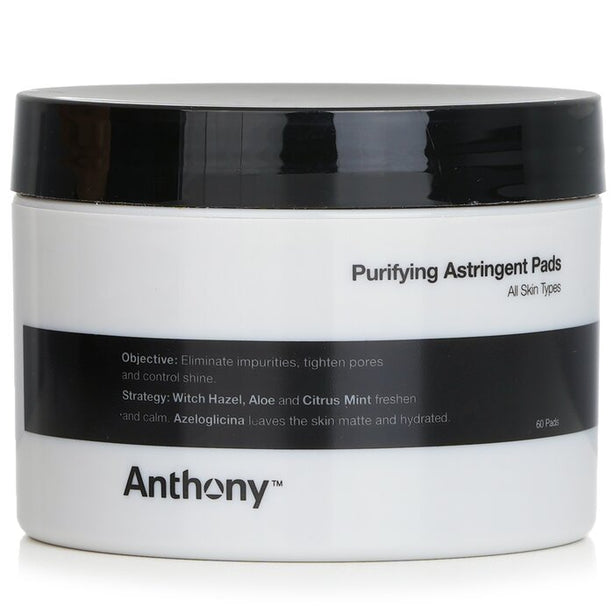 Logistics For Men Purifying Astringent Pads (for All Skin Types) - 60pads