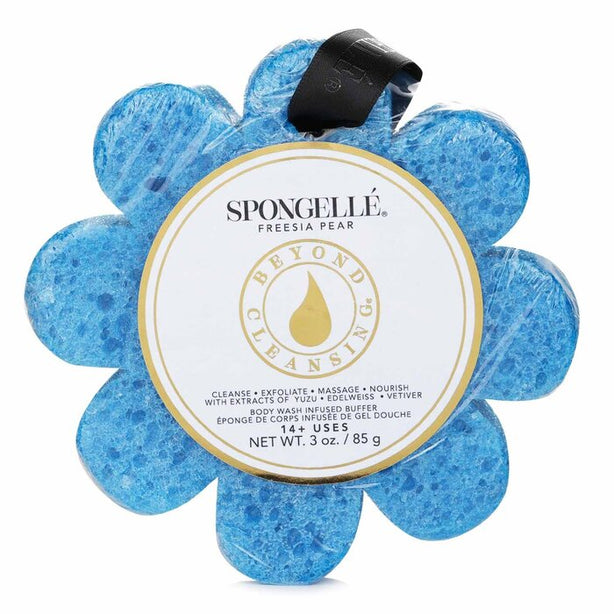 Wild Flower Soap Sponge - Freesia Pear (blue) - 1pc/85g