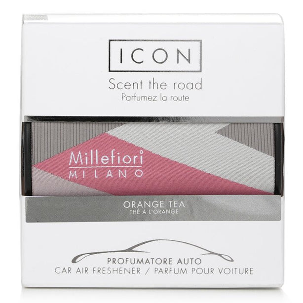 Icon Textile Geometric Car Air Freshener - Orange Tea - 1pc