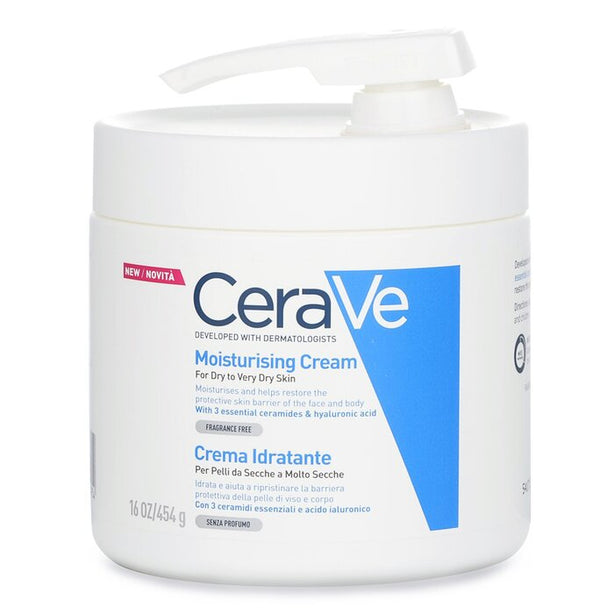 Moisturising Cream For Dry To Very Dry Skin (with Pump)(random Packaging) - 454g/16oz
