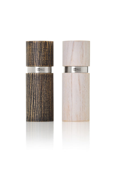 Adhoc Ash Wood Pepper & Salt Mill Set