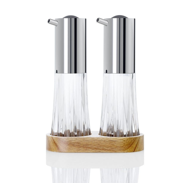 Adhoc Acrylic Oil & Vinegar Pourer With Stand