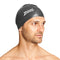 Zoggs Australia One Size Silicone Black Swim Cap