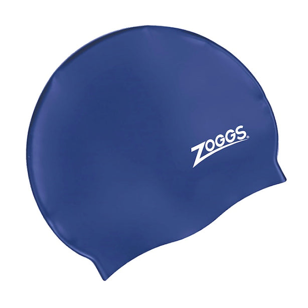 Zoggs Australia One Size Silicone Navy Swim Cap