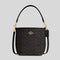 COACH City Bucket Bag In Signature Canvas Walnut/Black RS-CT800