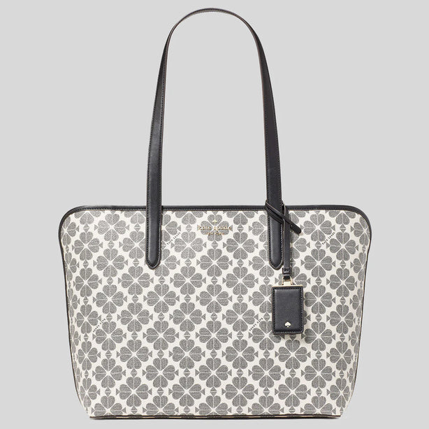 KATE SPADE Spade Flower PVC Tote Black Multi RS-KG086