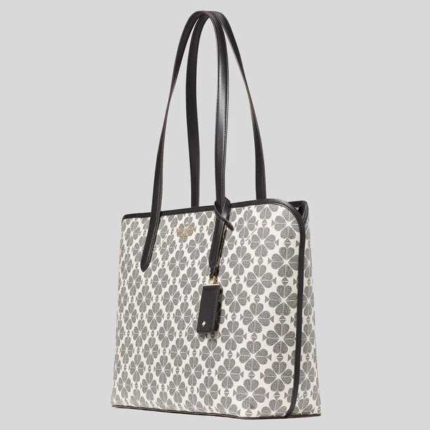 KATE SPADE Spade Flower PVC Tote Black Multi RS-KG086
