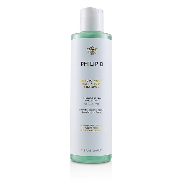 Nordic Wood Hair + Body Shampoo (invigorating Purifying - All Hair Types) - 350ml/11.8oz