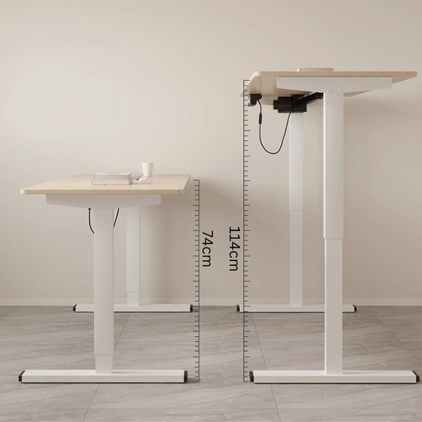 Height adjustable electric standing desk