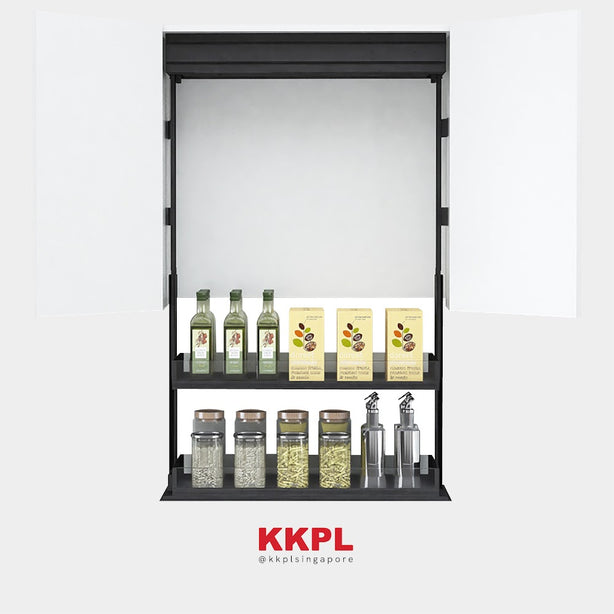 Smart Vertical Descending Elevator Storage Basket Rack