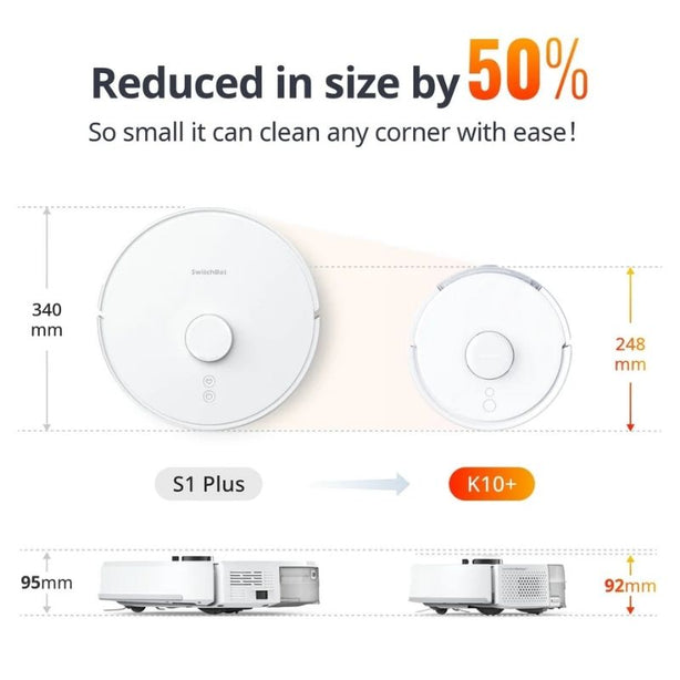 SwitchBot Mini Robot Vacuum K10+