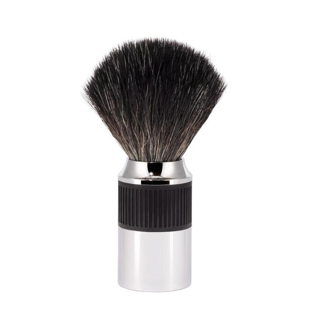 MUHLE Neo, Chrome-plated Metal, Black, Black Fibre Shaving Brush