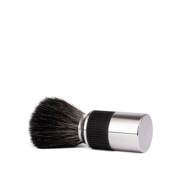 MUHLE Neo, Chrome-plated Metal, Black, Black Fibre Shaving Brush