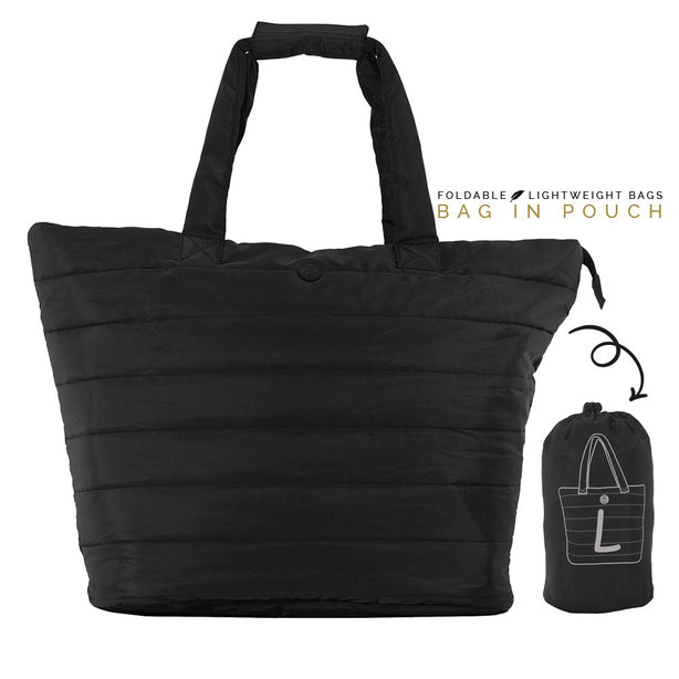 BBaggies Tote Quilted Nylon Large