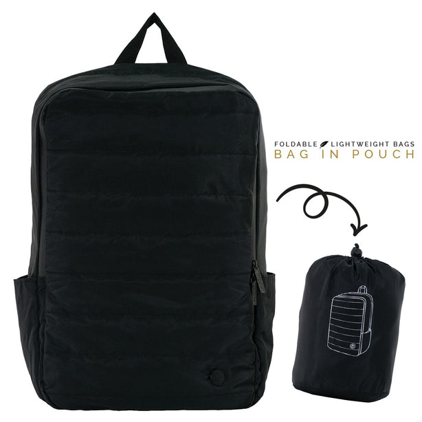 BBaggies Backpack Quilted Nylon Secure Bag