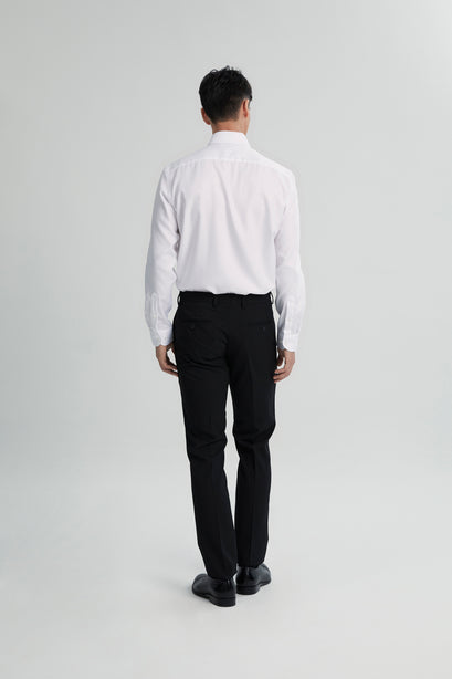 Alexander & Sons, White Twill, Long Sleeve Shirt