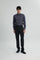 Alexander & Sons, Dark Grey Twill, Long Sleeve Shirt