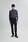 Alexander & Sons, Dark Grey Twill, Long Sleeve Shirt