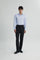 Alexander & Sons, Light Blue Dobby, Long Sleeve Shirt