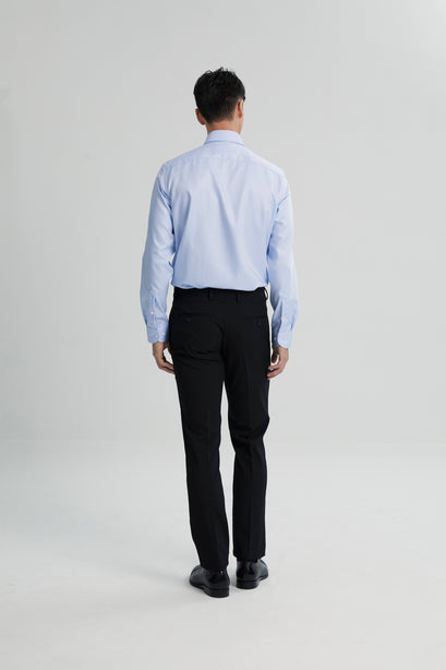 Alexander & Sons, Light Blue Twill, Long Sleeve Shirt