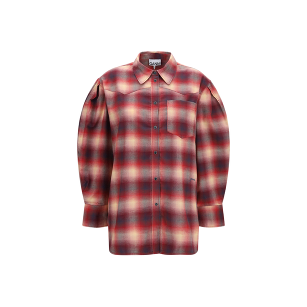 Cotton Flannel Check Shirt