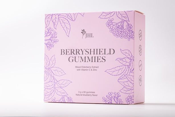 JHL Berryshield Gummies, 3g x 60 gummies