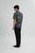 Coupe Cousu, Print, Short Sleeve Shirt