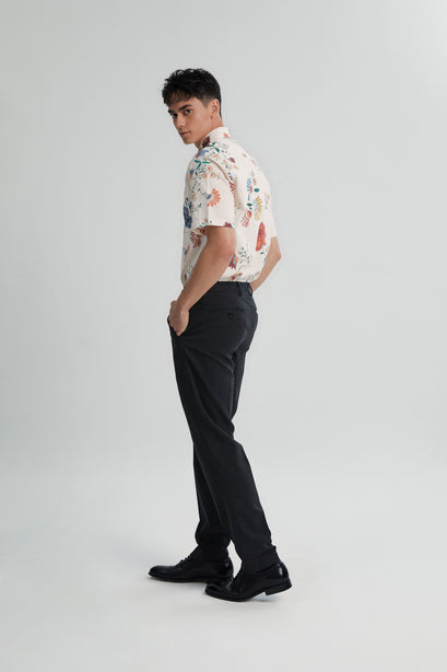Coupe Cousu, Print, Short Sleeve Shirt
