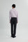 Coupe Cousu, Red, Double Collar Long Sleeve Shirt