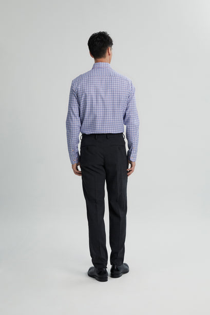 Coupe Cousu, Multi, Double Collar Long Sleeve Shirt