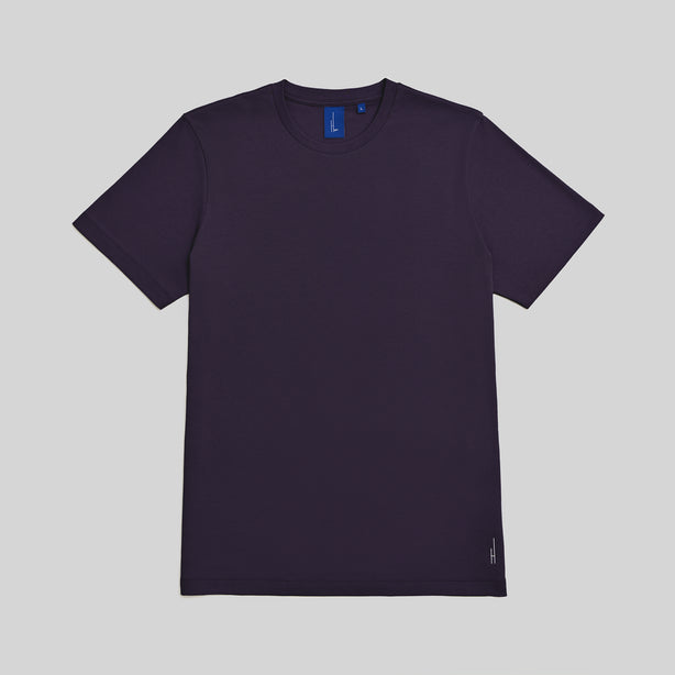 Highr, Dark Purple, Pima Cotton Tee