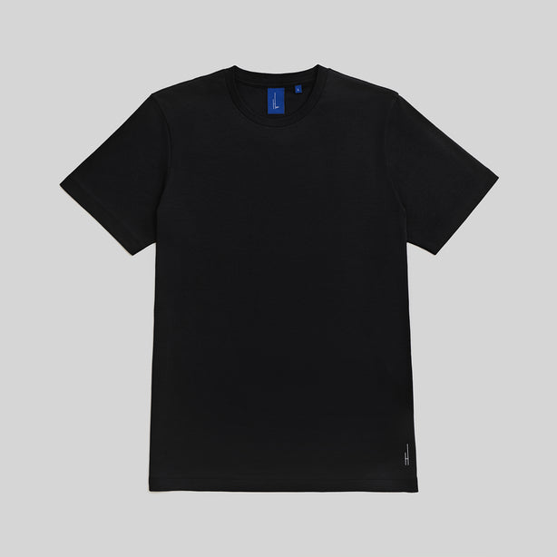 Highr, Black, Pima Cotton Tee