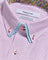 Coupe Cousu, Red, Double Collar Long Sleeve Shirt