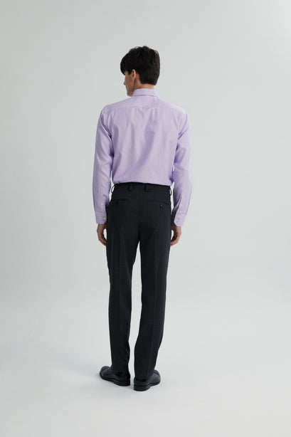 Coupe Cousu, Multi, Long Sleeve Shirt with Contrast Trim Fabric