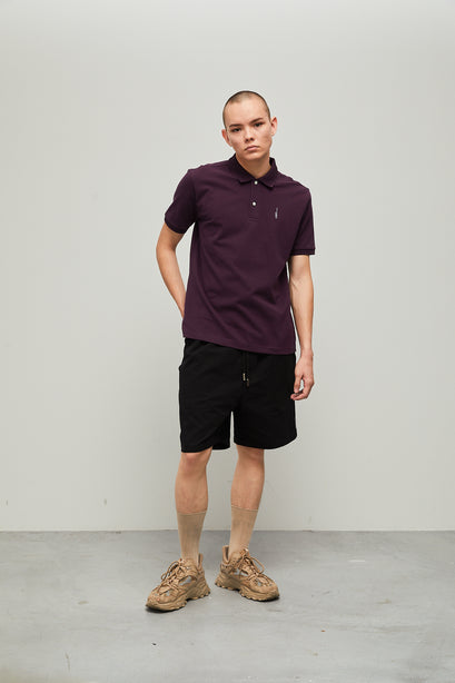 Highr, Purple, Polo Tee