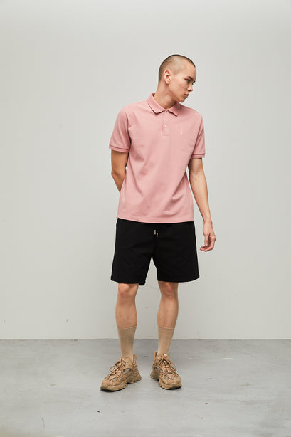 Highr, Dusty Pink, Polo Tee