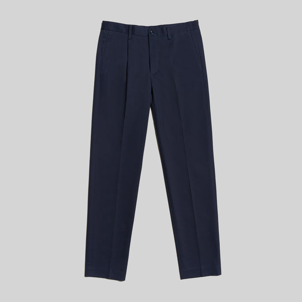 Coupe Cousu, Navy, Cotton Chino Trousers