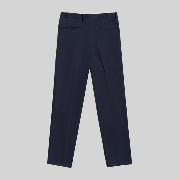 Coupe Cousu, Navy, Cotton Chino Trousers