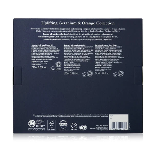 Neal’s Yard Remedies Uplifting Geranium & Orange Collection